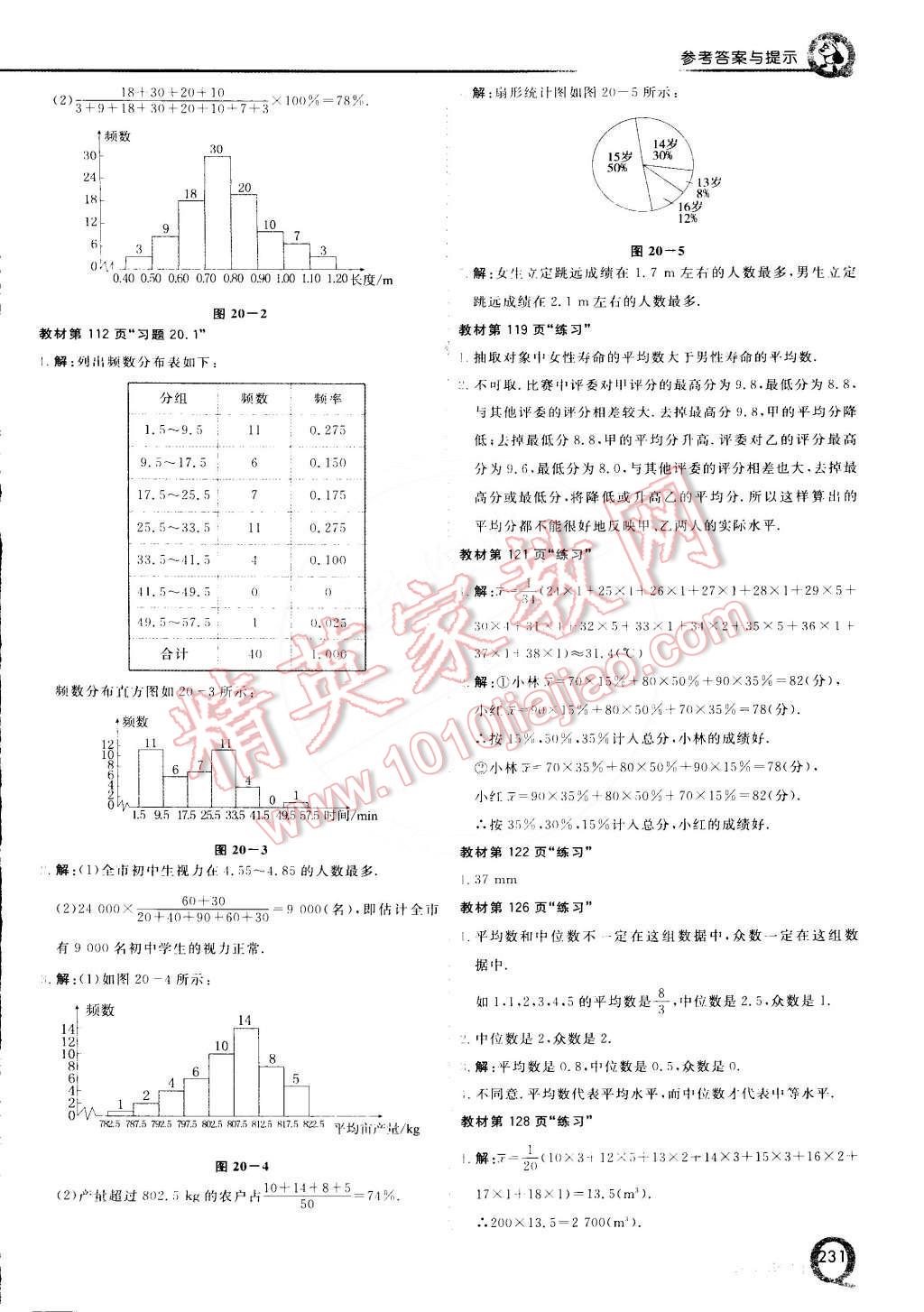 2015年初中一點通七彩課堂八年級數(shù)學(xué)下冊滬科版 第42頁