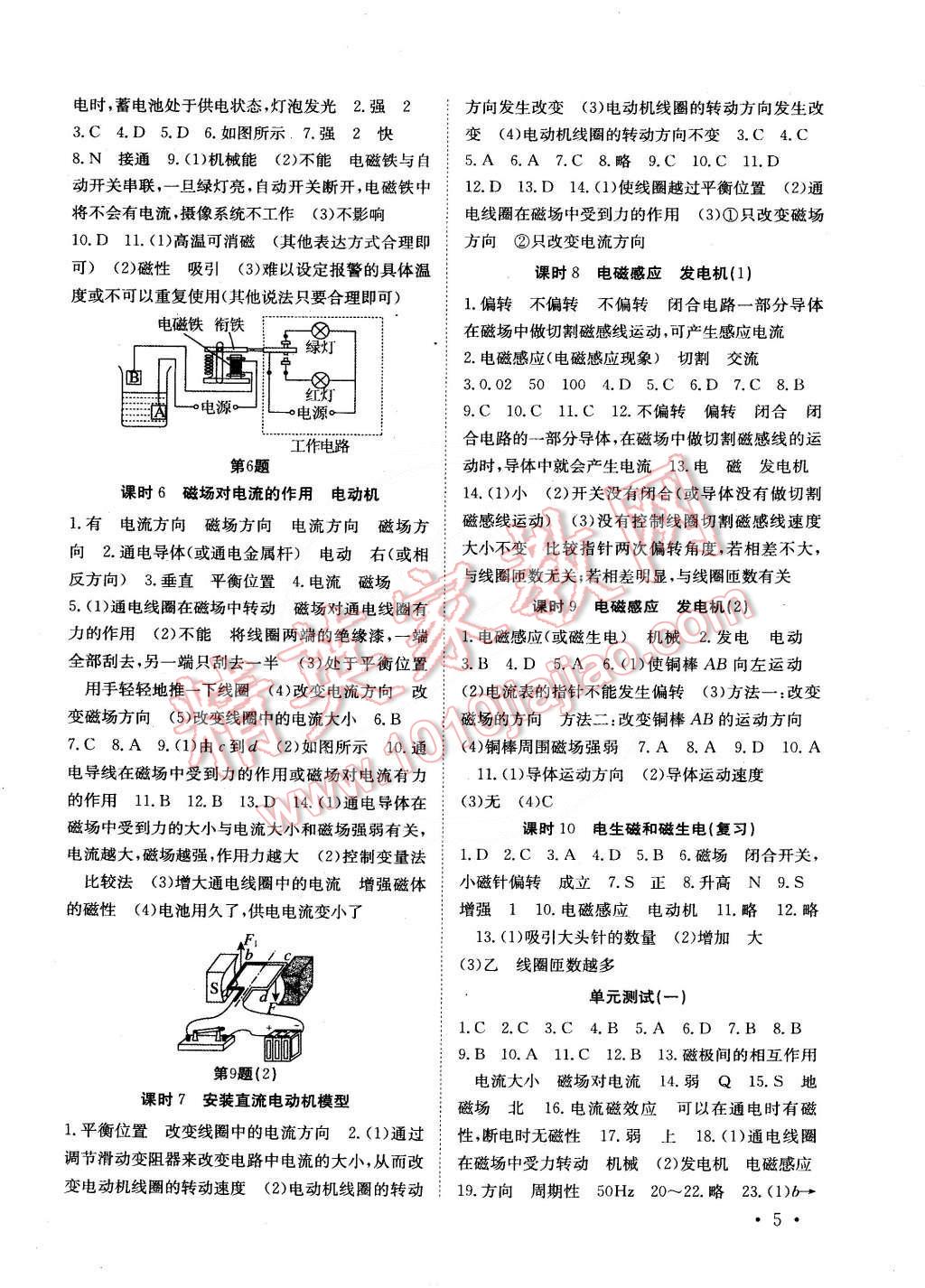 2015年高效精练九年级物理下册江苏版 第5页