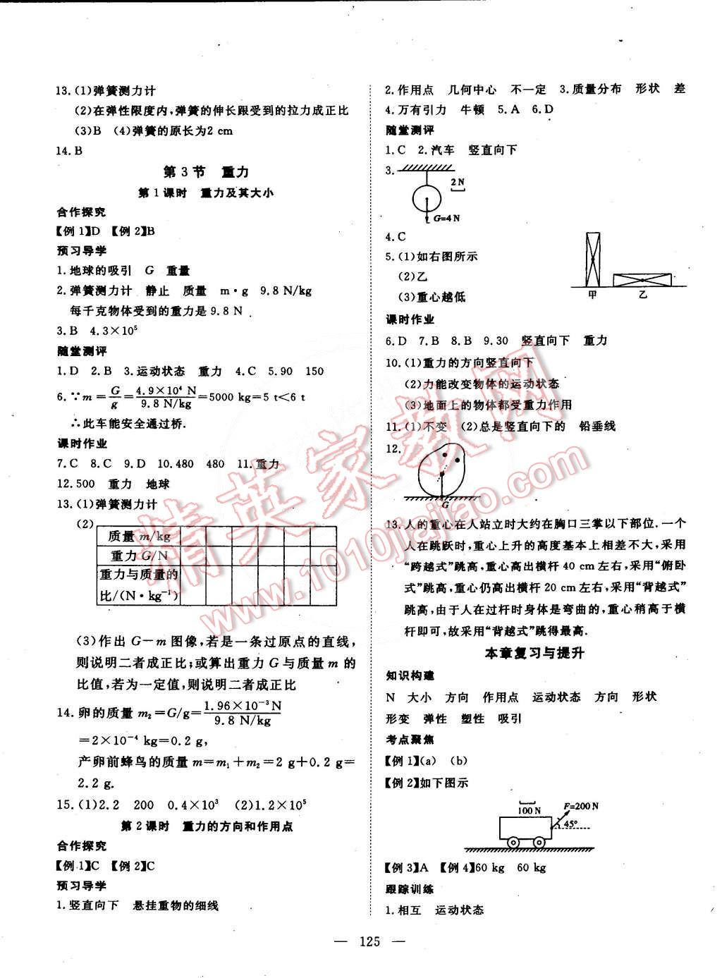 2015年探究在線高效課堂八年級物理下冊 第2頁