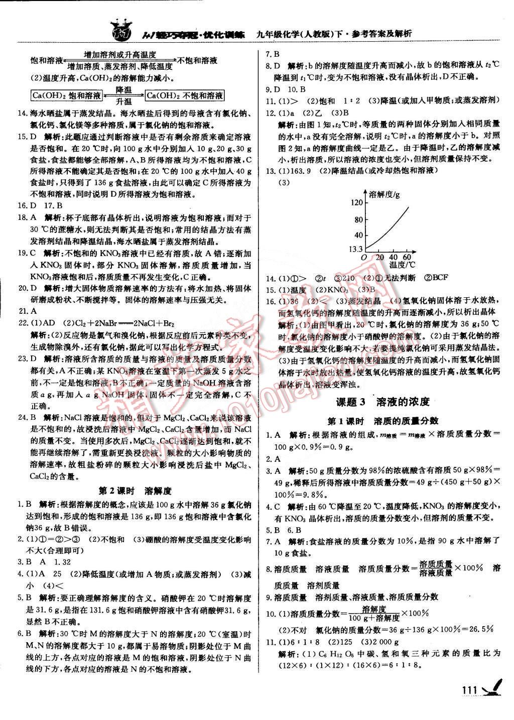 2015年1加1轻巧夺冠优化训练九年级化学下册人教版银版 第8页