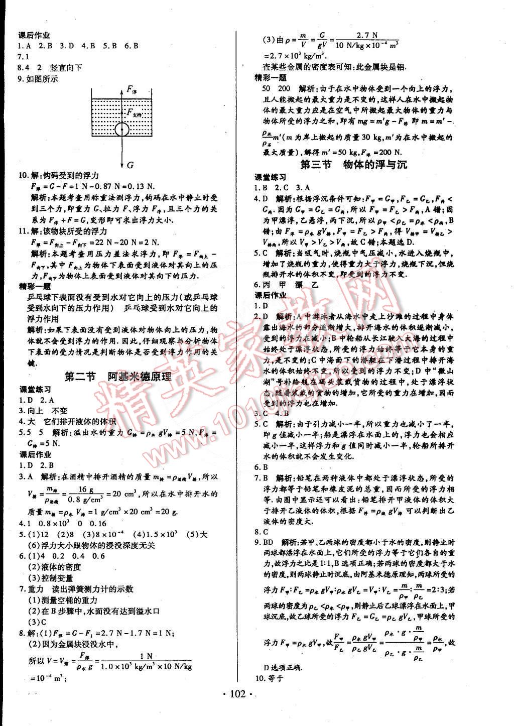 2015年名師三導(dǎo)學(xué)練考八年級(jí)物理下冊(cè)滬科版 第4頁(yè)