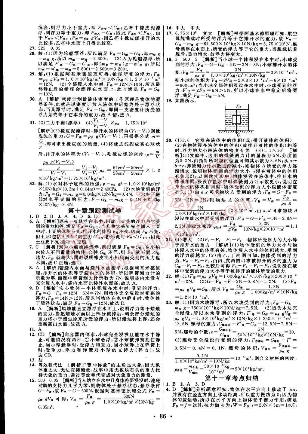 2015年期末考向标海淀新编跟踪突破测试卷八年级物理下册人教版 第6页