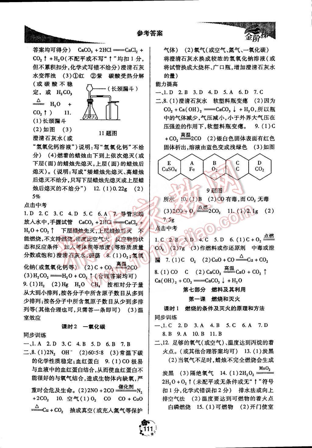 2015年金階梯課課練單元測八年級化學下冊 第6頁