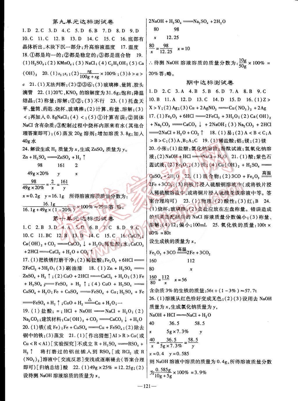 2015年高效學案金典課堂九年級化學下冊 第11頁