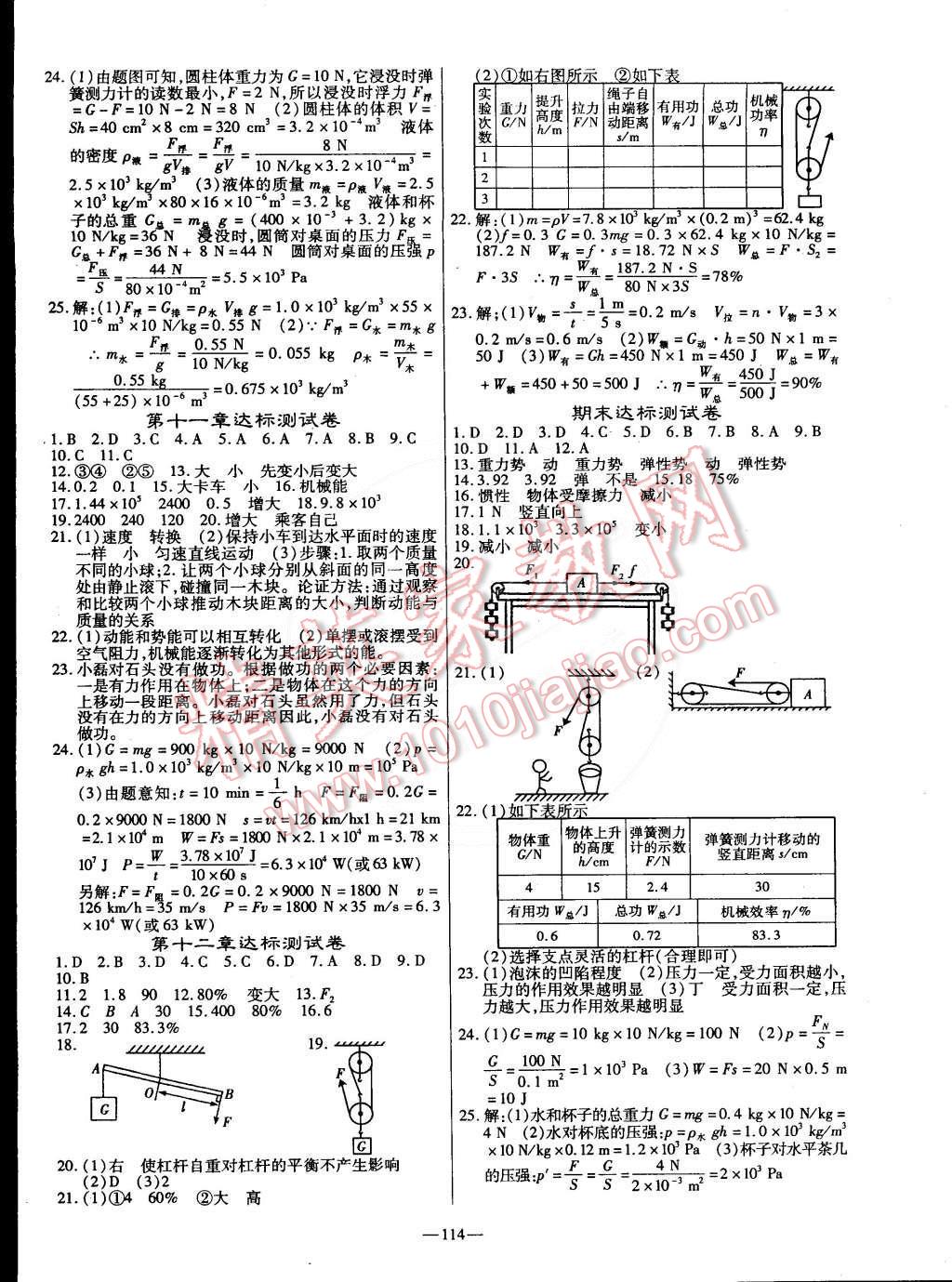 2015年高效學(xué)案金典課堂八年級(jí)物理下冊 第8頁