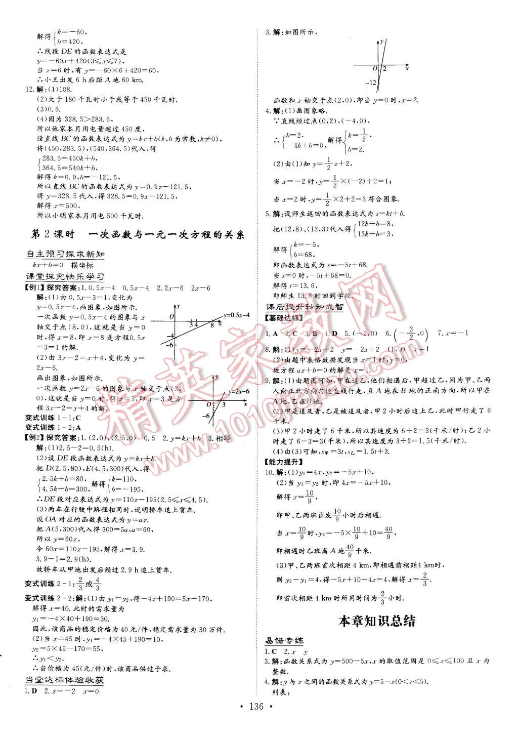 2015年初中同步学习导与练导学探究案八年级数学下册西师大版 第18页