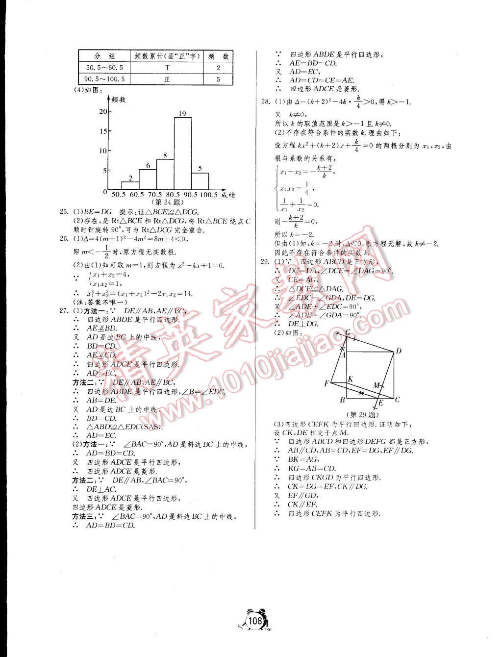 2015年單元雙測全程提優(yōu)測評卷八年級數(shù)學下冊滬科版 第12頁