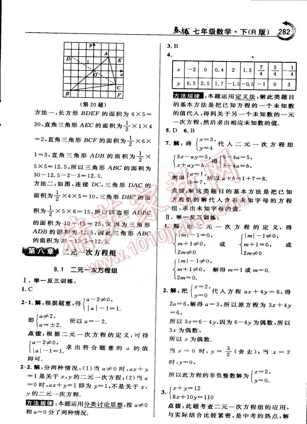 2015年特高級教師點撥七年級數學下冊人教版 第75頁