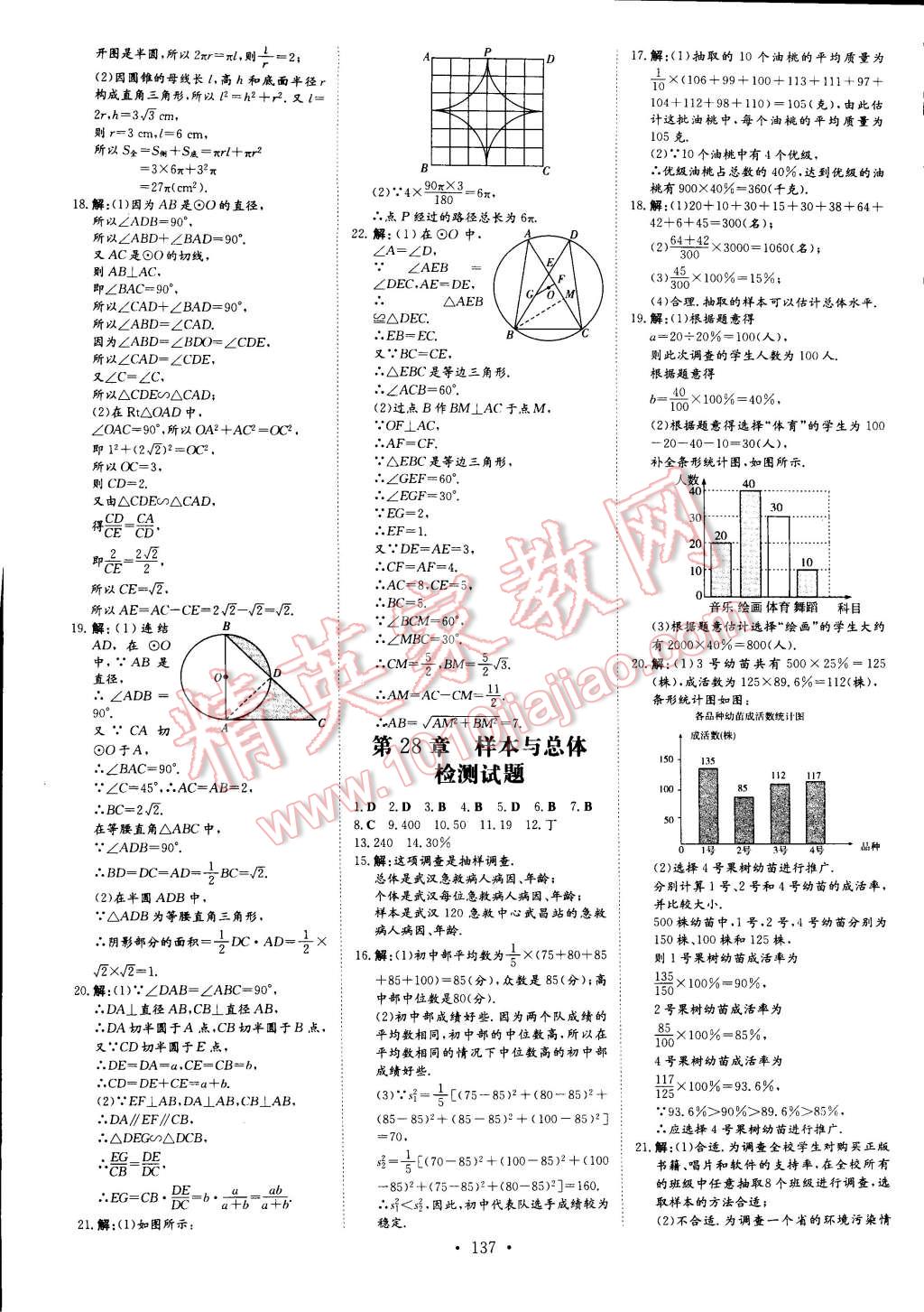 2015年初中同步學(xué)習(xí)導(dǎo)與練導(dǎo)學(xué)探究案九年級(jí)數(shù)學(xué)下冊(cè)華師大版 第27頁(yè)