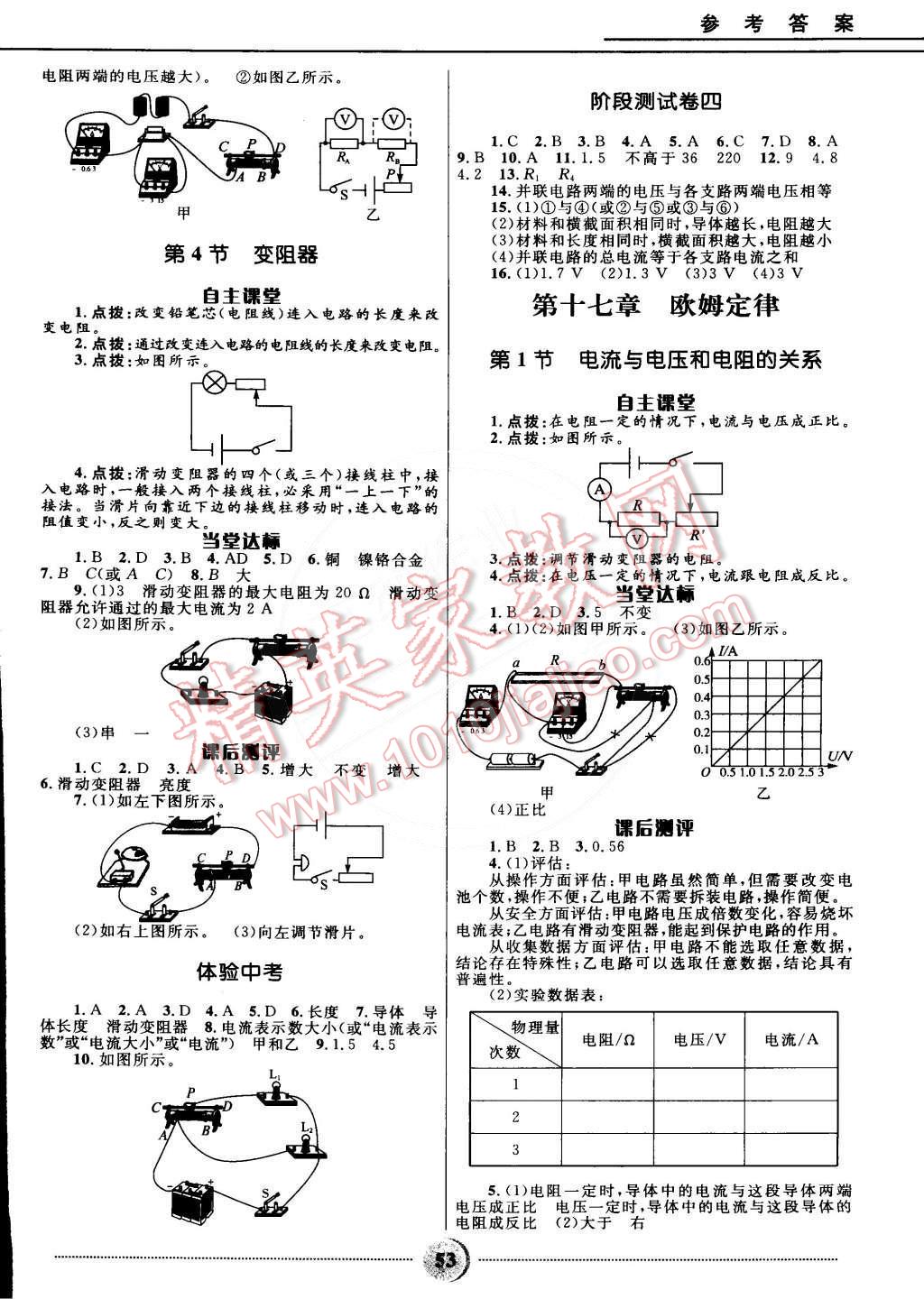 2014年夺冠百分百初中精讲精练九年级物理全一册人教版 第6页