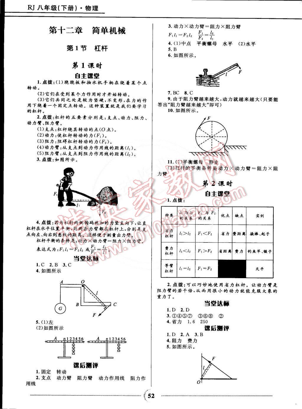 2015年奪冠百分百初中精講精練八年級(jí)物理下冊(cè)人教版 第12頁