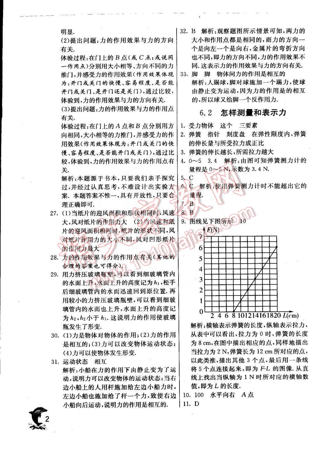 2015年实验班提优训练八年级物理下册沪粤版 第2页