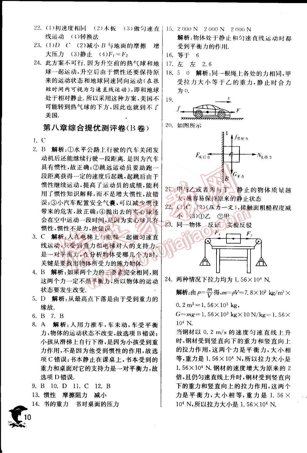 2015年實(shí)驗(yàn)班提優(yōu)訓(xùn)練八年級(jí)物理下冊(cè)人教版 第10頁(yè)