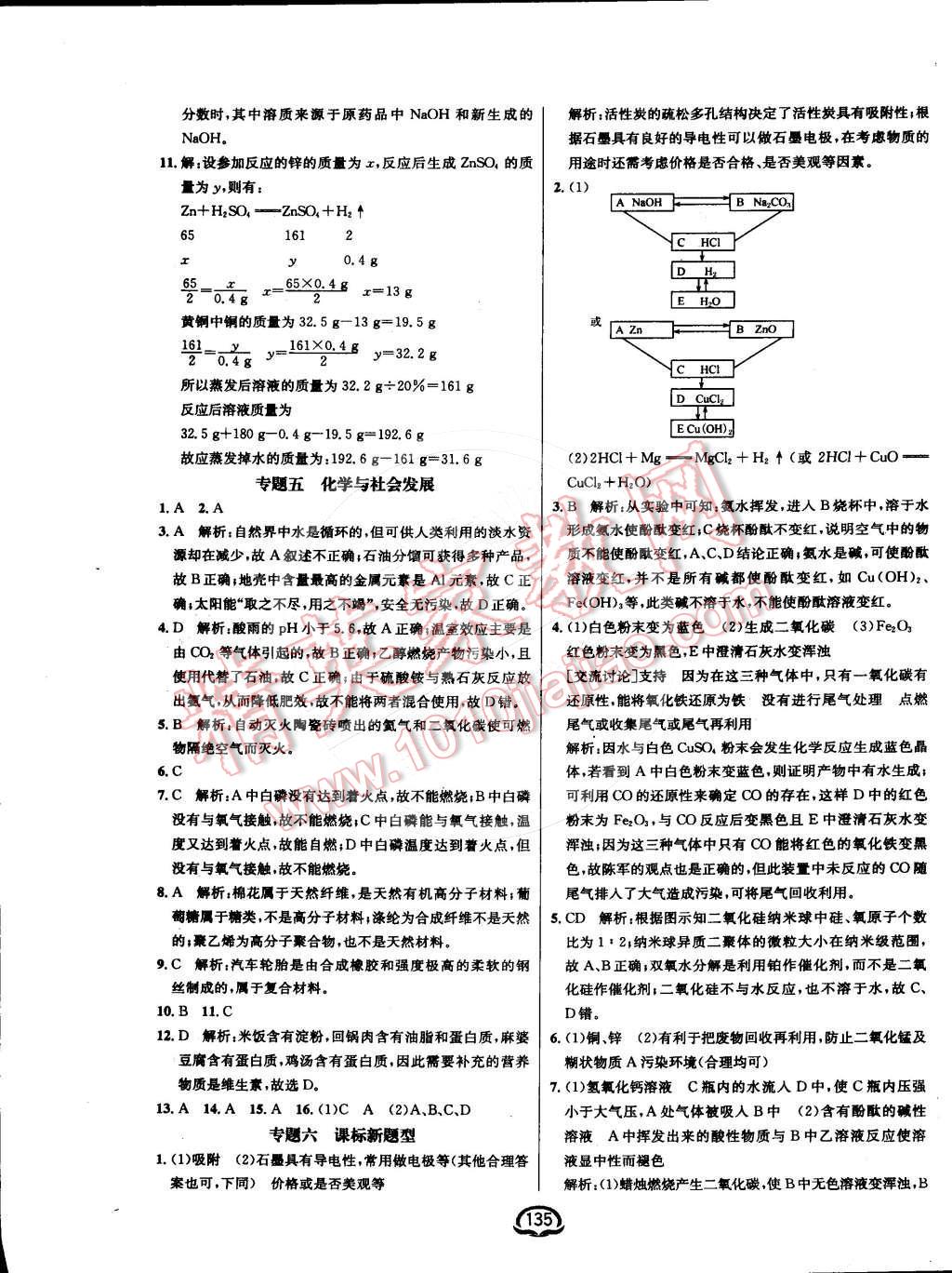 2016年鐘書金牌新教材全練九年級(jí)化學(xué)下冊(cè)人教版 第13頁