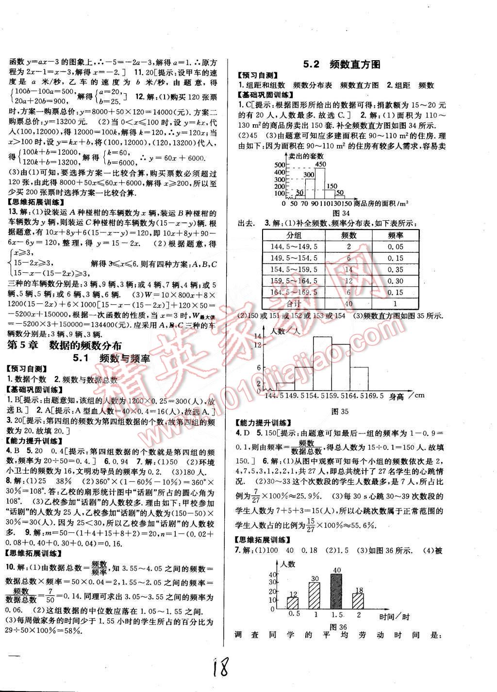 2015年全科王同步課時(shí)練習(xí)八年級(jí)數(shù)學(xué)下冊(cè)湘教版 第18頁