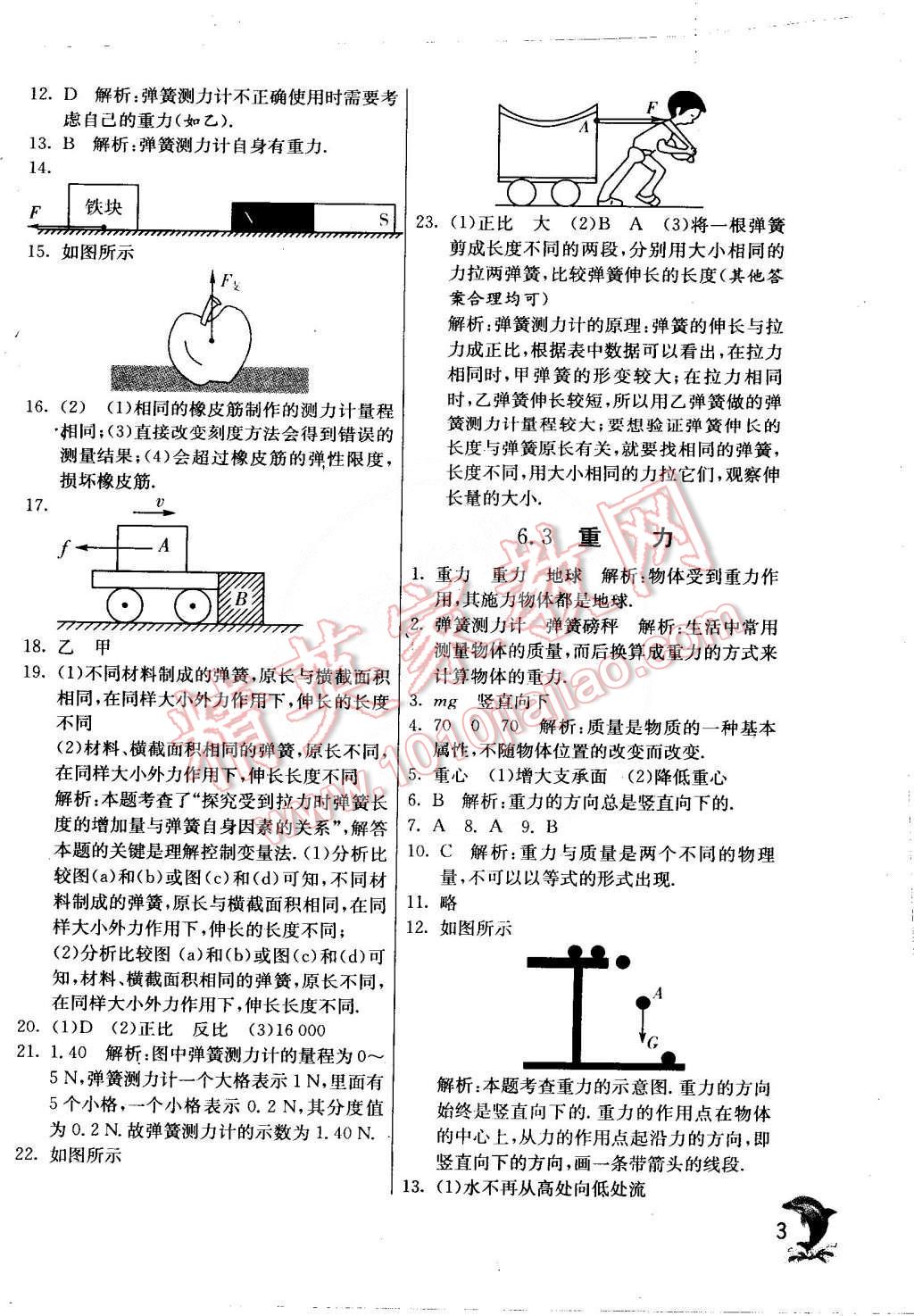 2015年實驗班提優(yōu)訓(xùn)練八年級物理下冊滬粵版 第3頁