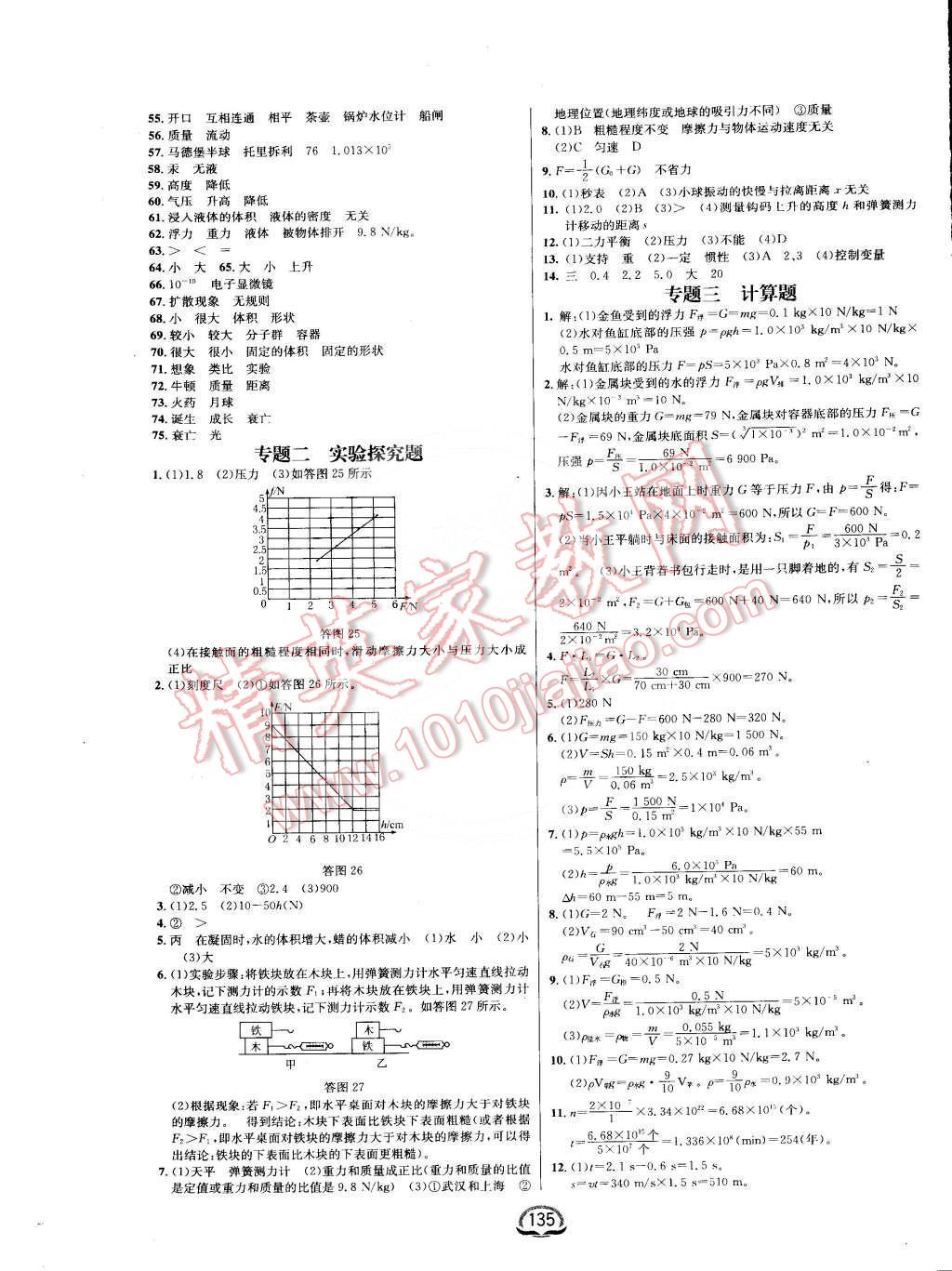 2016年鐘書金牌新教材全練八年級物理下冊粵滬版 第13頁