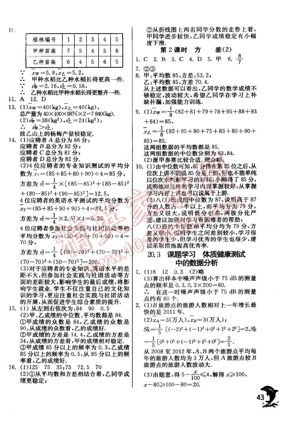 2015年實驗班提優(yōu)訓(xùn)練八年級數(shù)學(xué)下冊人教版 第31頁