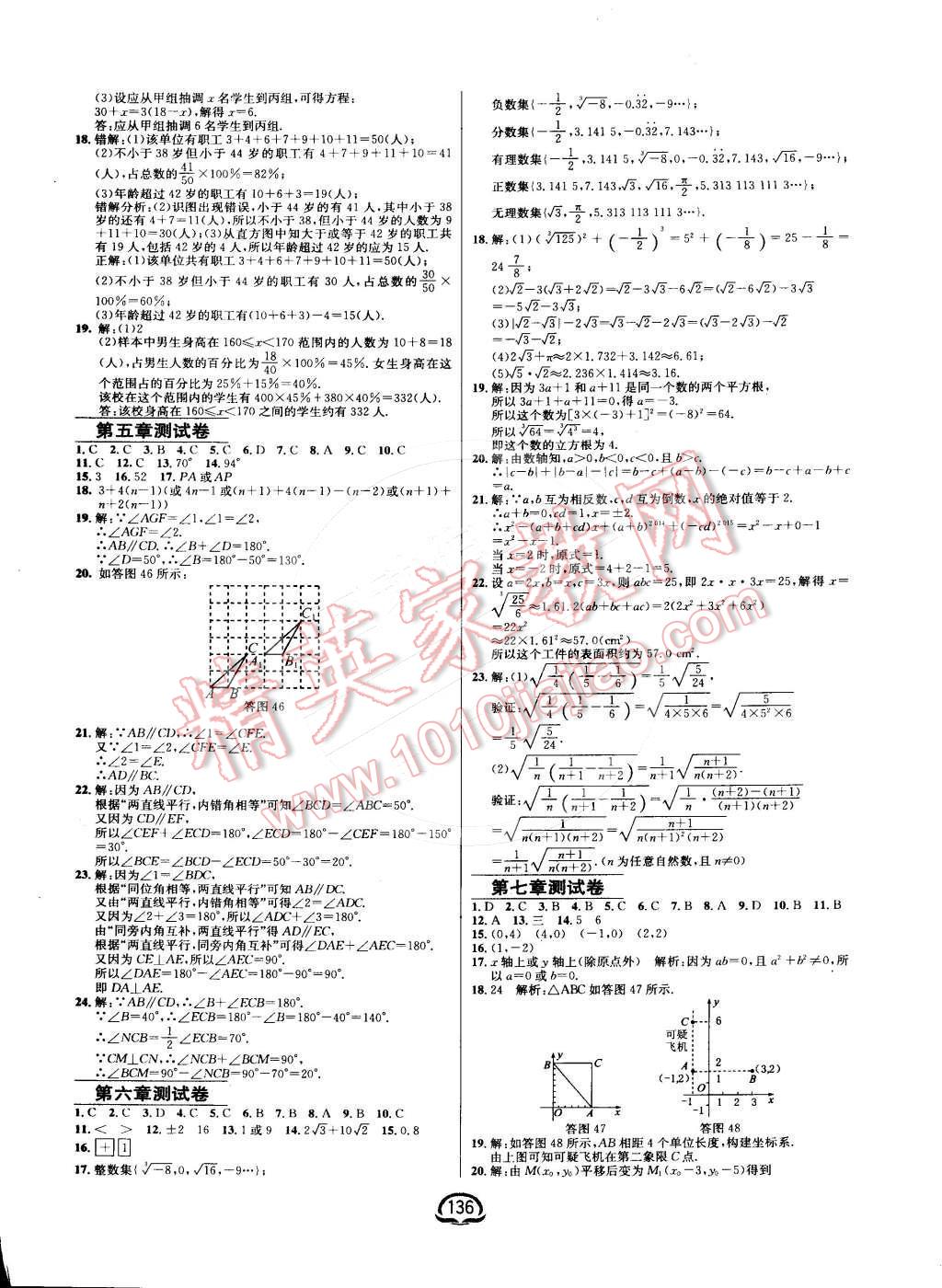 2015年鐘書金牌新教材全練七年級(jí)數(shù)學(xué)下冊(cè)人教版 第14頁(yè)