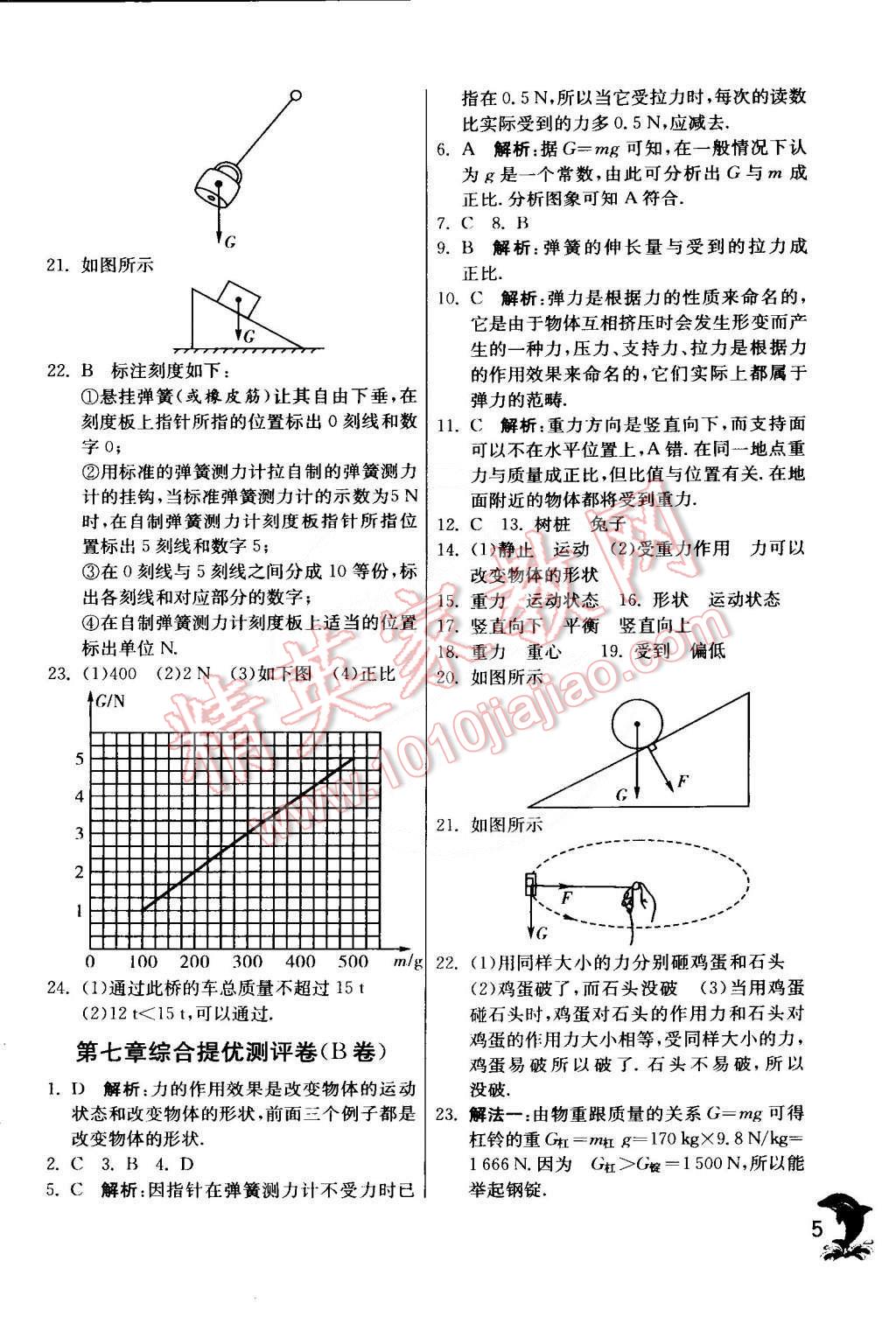 2015年實(shí)驗(yàn)班提優(yōu)訓(xùn)練八年級物理下冊人教版 第5頁