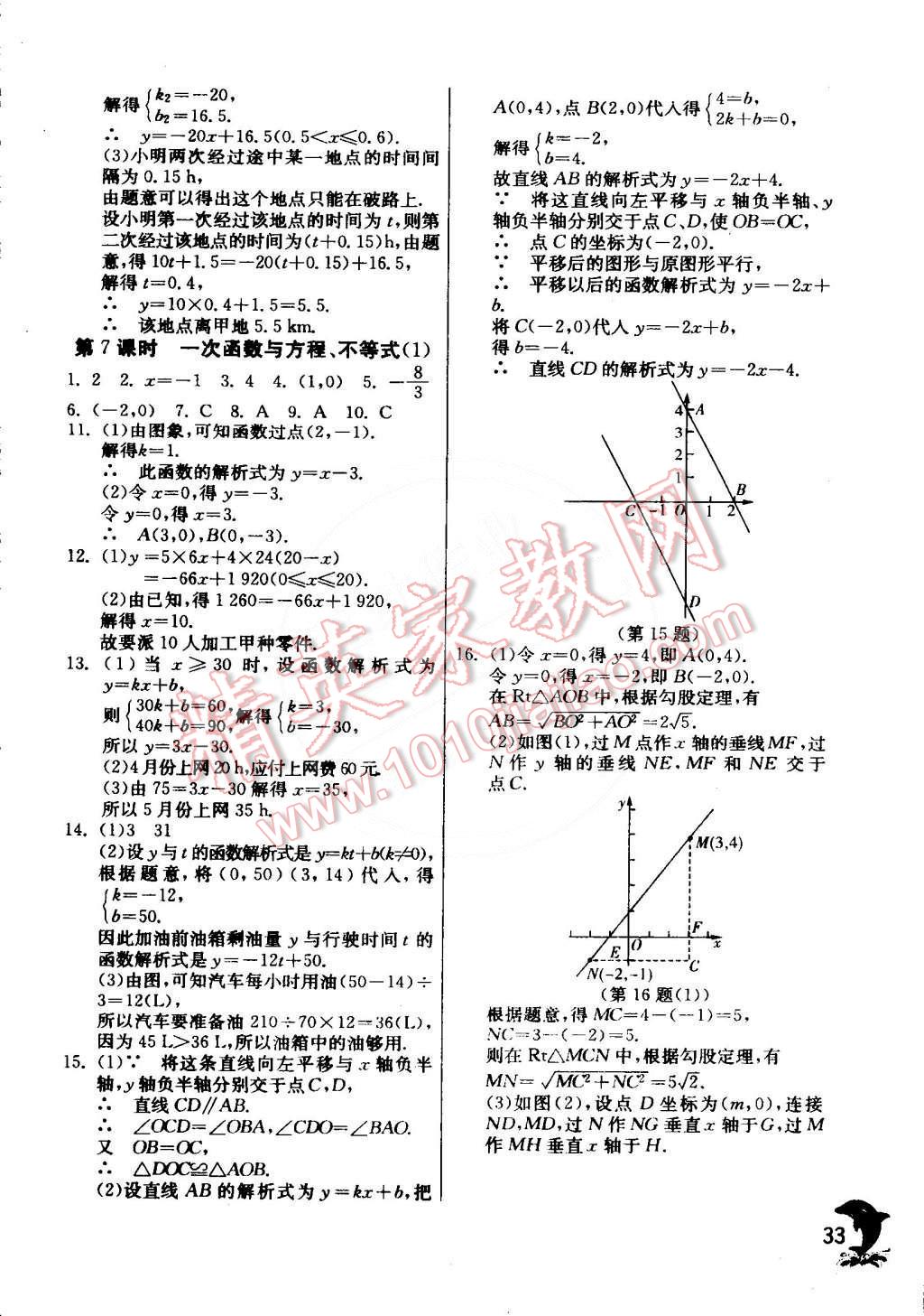 2015年實(shí)驗(yàn)班提優(yōu)訓(xùn)練八年級(jí)數(shù)學(xué)下冊(cè)人教版 第45頁