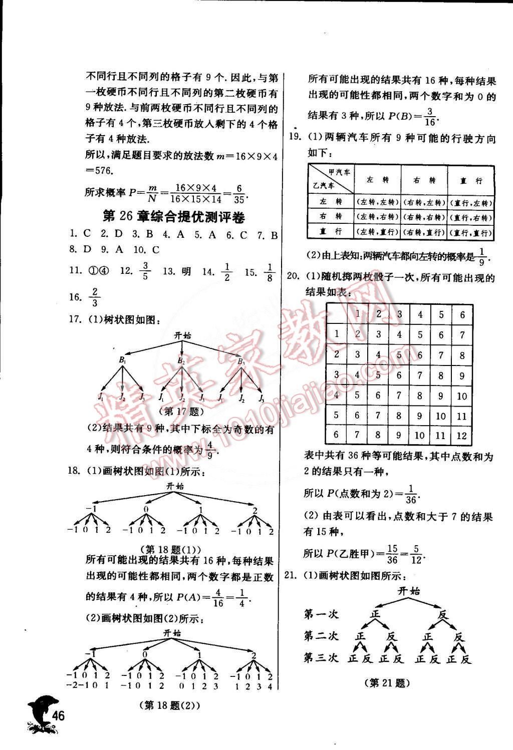 2015年實(shí)驗(yàn)班提優(yōu)訓(xùn)練九年級(jí)數(shù)學(xué)下冊(cè)滬科版 第48頁(yè)