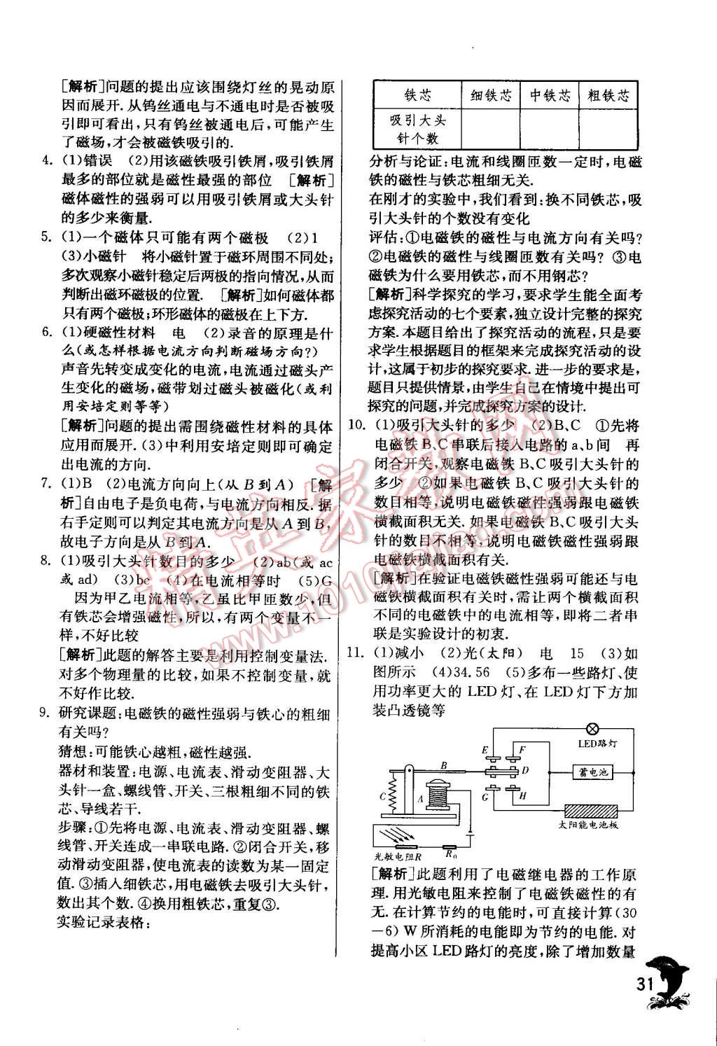 2015年实验班提优训练九年级物理下册北师大版 第31页