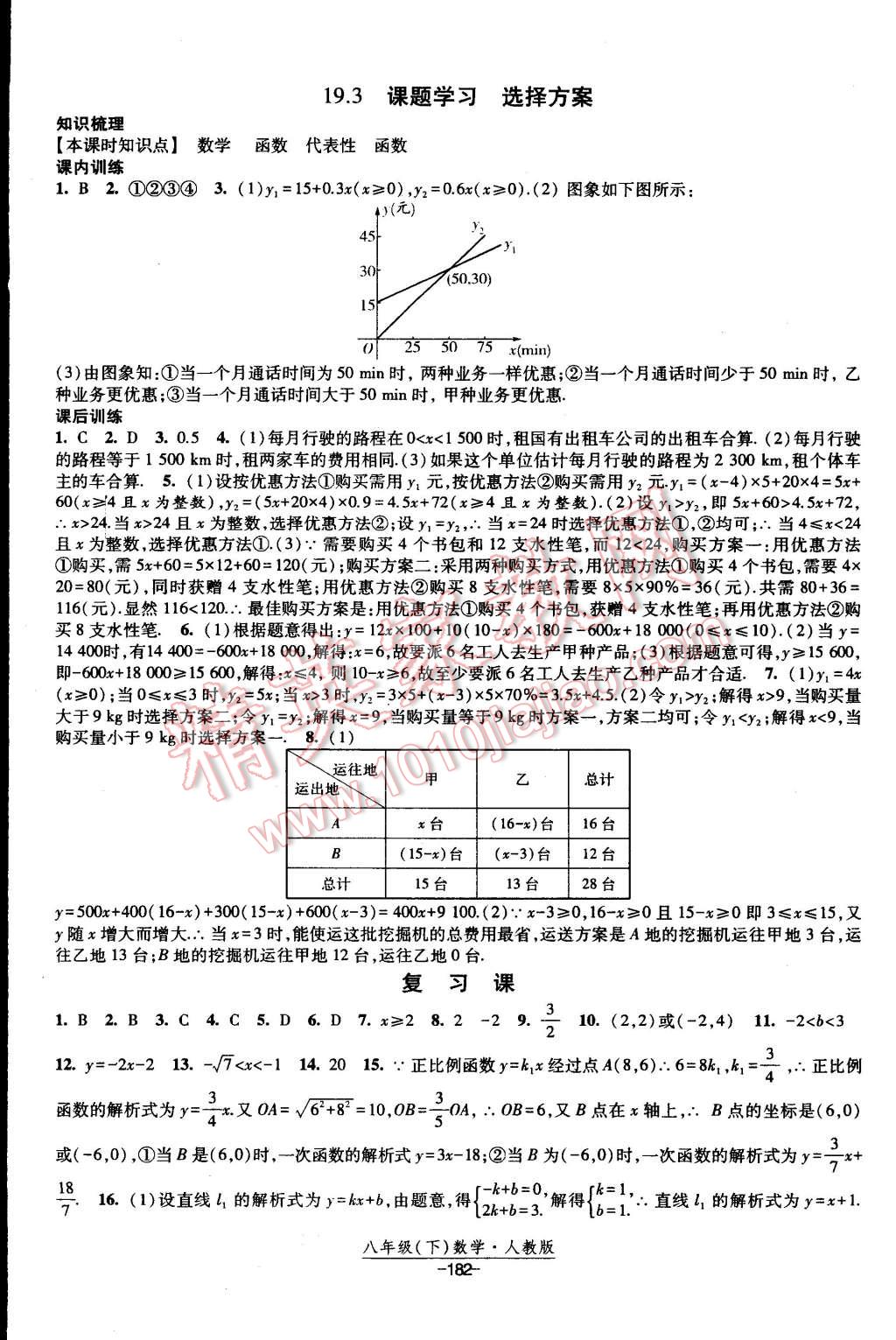 2015年经纶学典课时作业八年级数学下册人教版 第24页