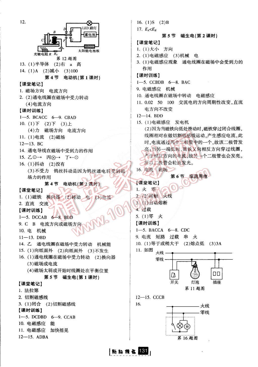 2015年勵耘書業(yè)勵耘新同步八年級科學(xué)下冊 第2頁