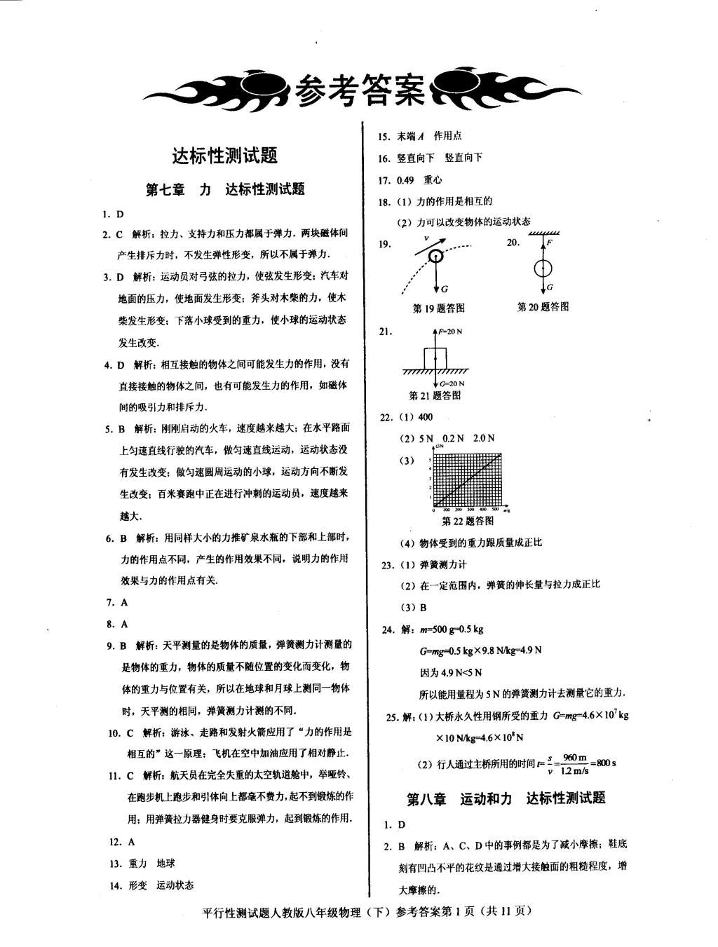 2015年學(xué)考2加1八年級物理下冊人教版 第14頁