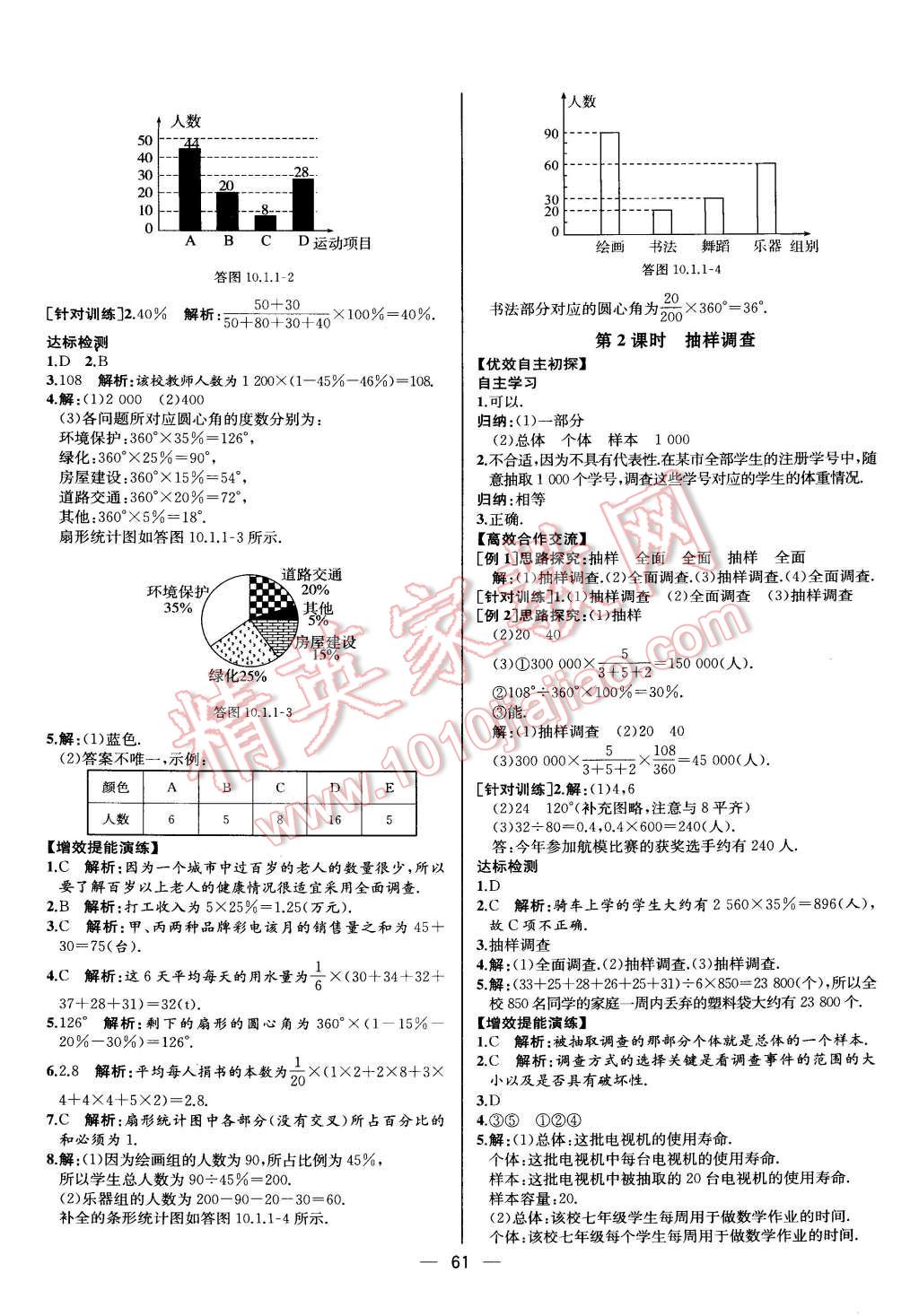 2015年同步導(dǎo)學(xué)案課時練七年級數(shù)學(xué)下冊人教版 參考答案第29頁