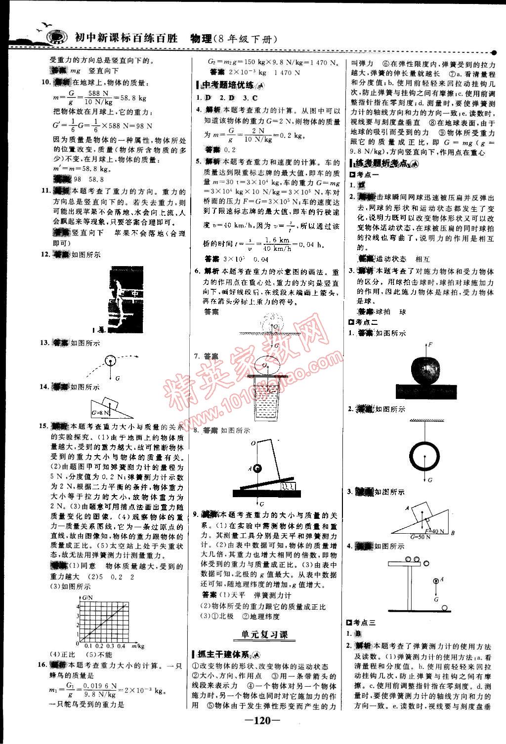 2015年世紀(jì)金榜百練百勝八年級物理下冊 第3頁