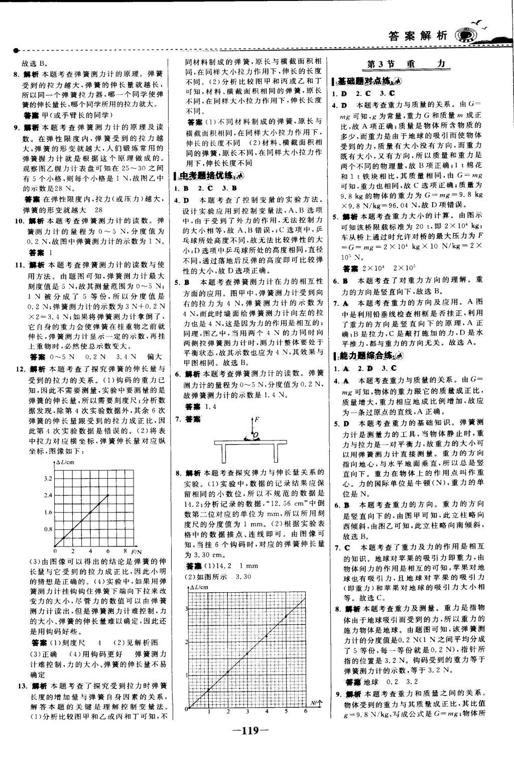 2015年世紀金榜百練百勝八年級物理下冊 第2頁