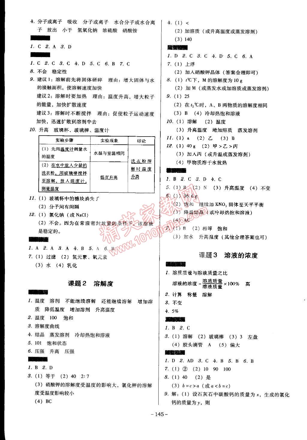 2015年百年学典广东学导练九年级化学下册人教版 第3页