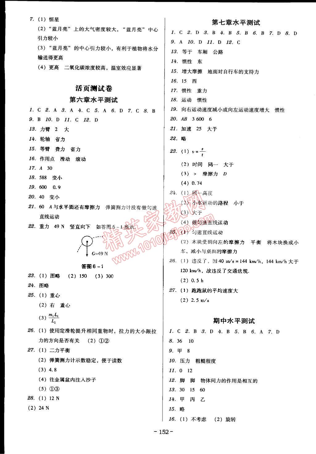 2015年百年學(xué)典廣東學(xué)導(dǎo)練八年級物理下冊滬粵版 第10頁