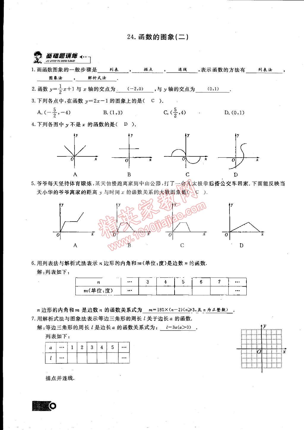 2015年思維新觀察課時精練八年級數(shù)學(xué)下冊人教版 第76頁