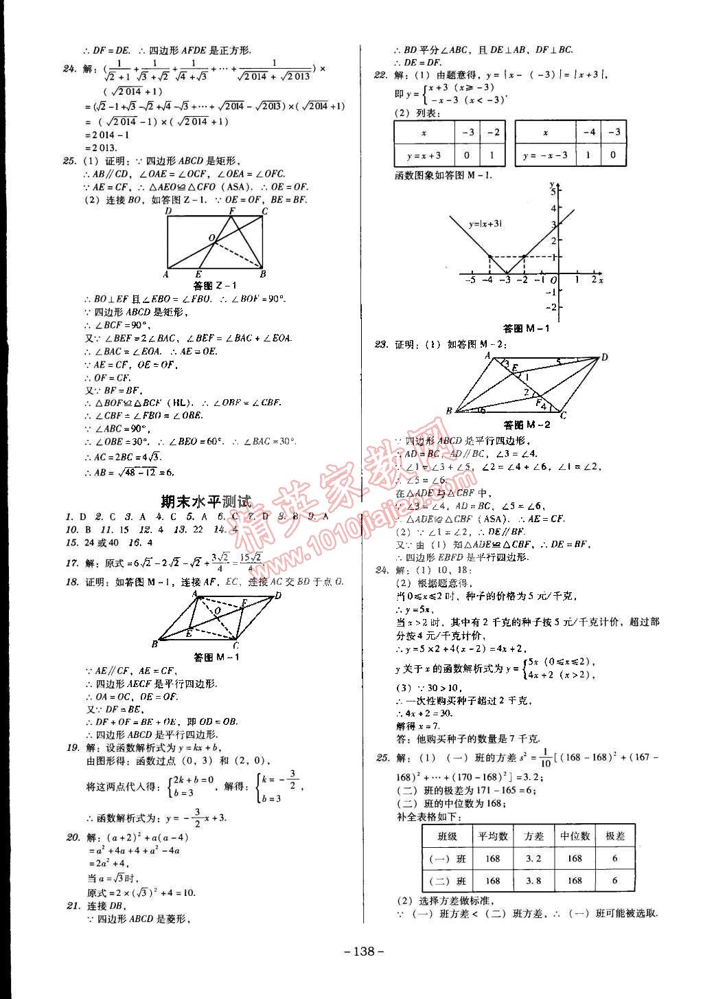 2015年百年學(xué)典廣東學(xué)導(dǎo)練八年級數(shù)學(xué)下冊人教版 第12頁