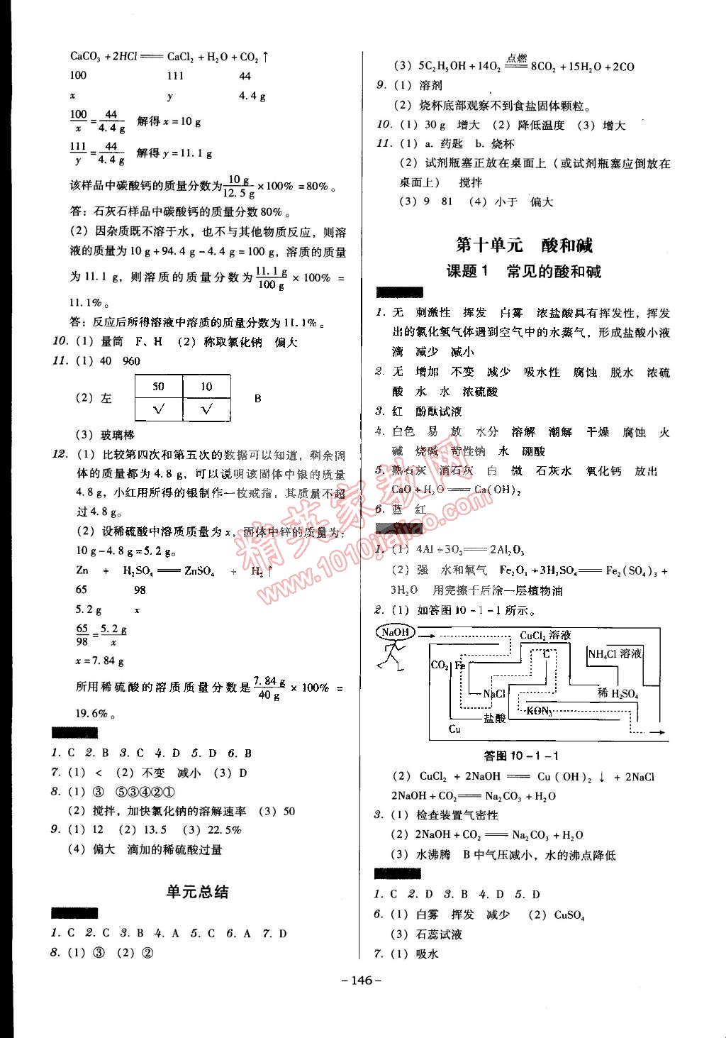 2015年百年學(xué)典廣東學(xué)導(dǎo)練九年級化學(xué)下冊人教版 第4頁