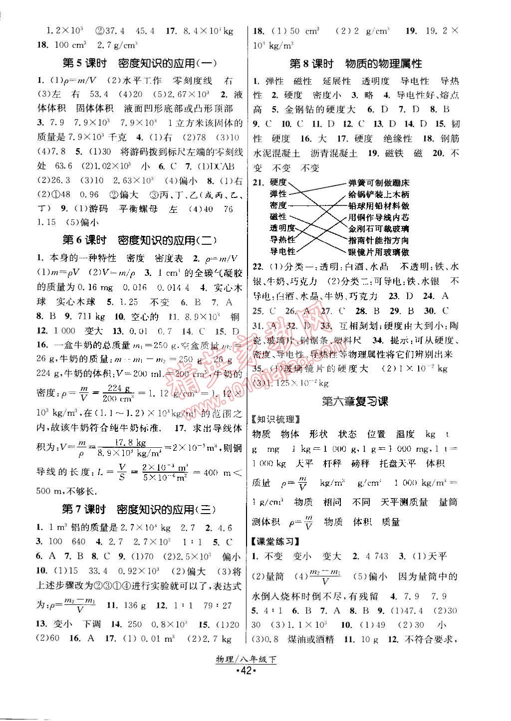 2015年課時(shí)提優(yōu)計(jì)劃作業(yè)本八年級(jí)物理下冊(cè)國(guó)標(biāo)蘇科版 第2頁(yè)