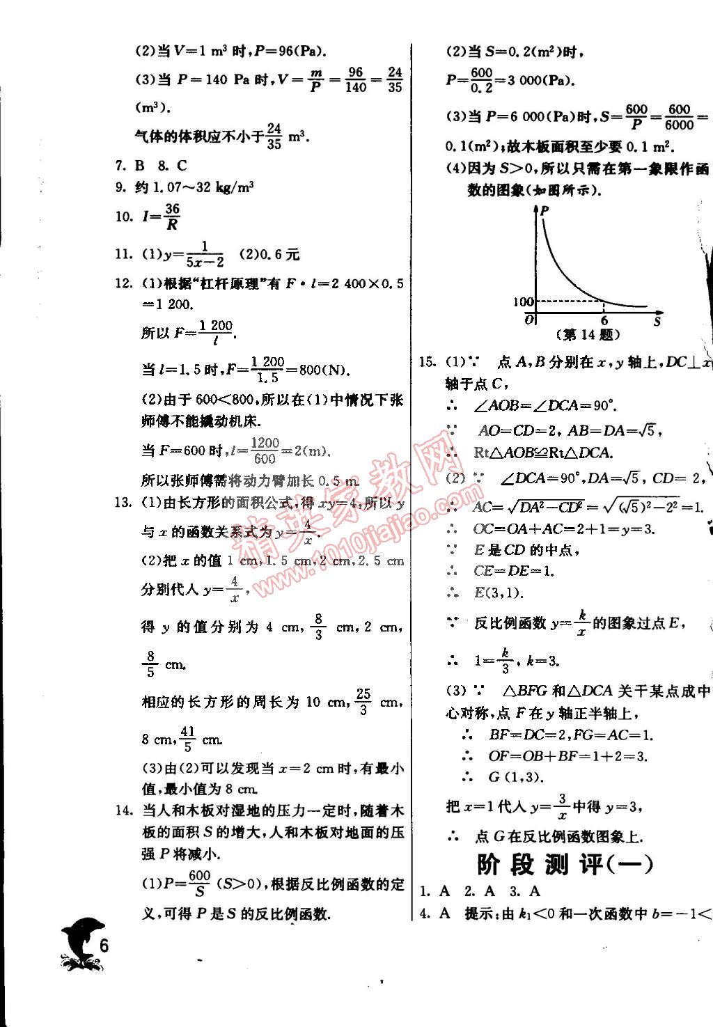 2015年实验班提优训练九年级数学下册天津专版 第6页