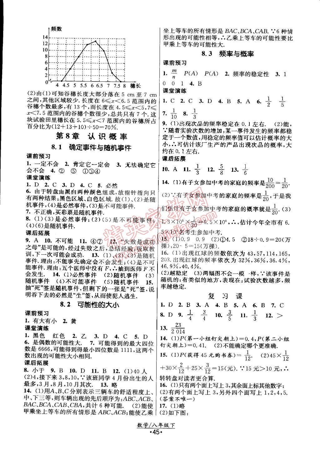 2015年课时提优计划作业本八年级数学下册国标苏科版 第5页