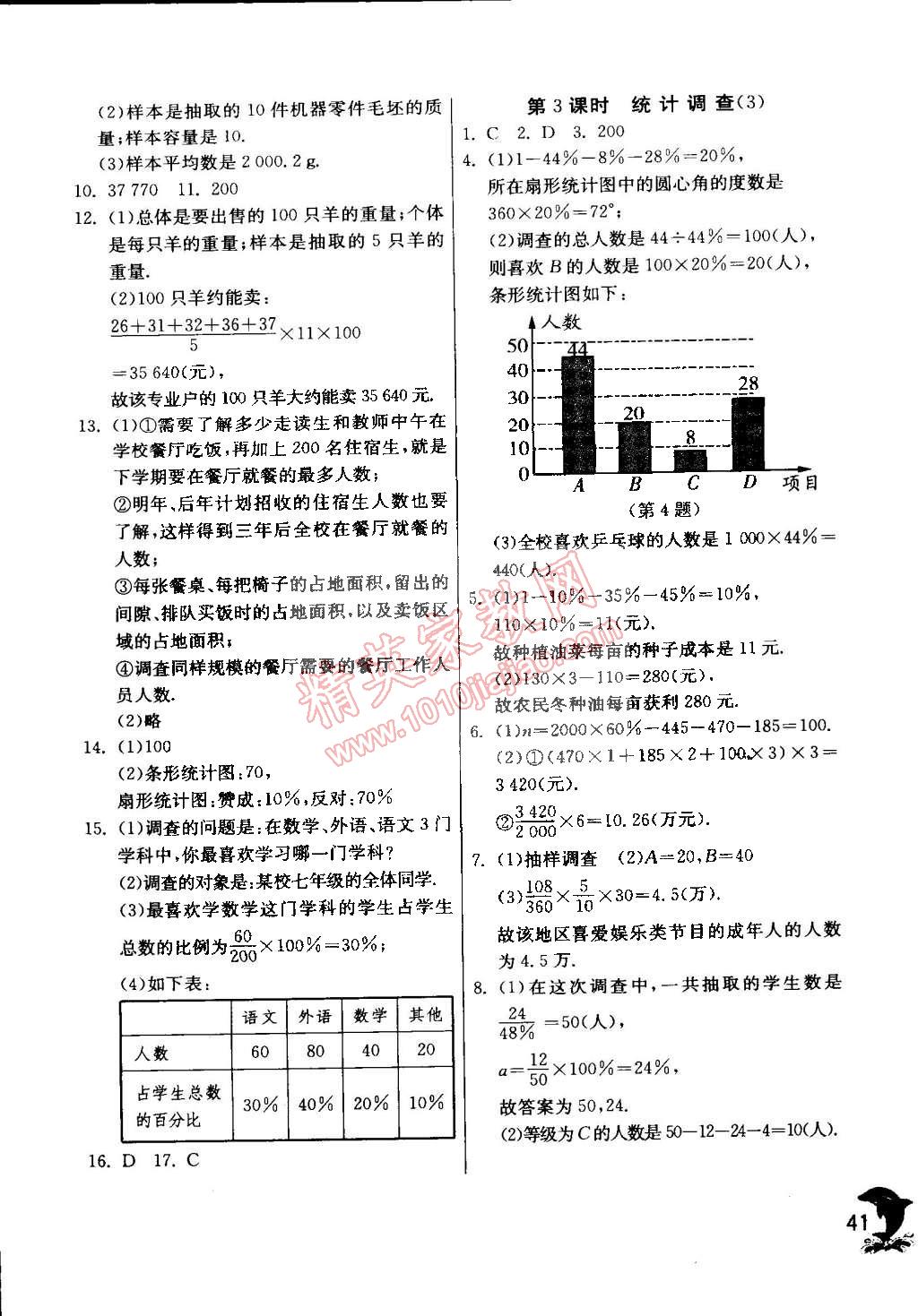 2015年實驗班提優(yōu)訓(xùn)練七年級數(shù)學(xué)下冊天津?qū)０?nbsp;第46頁