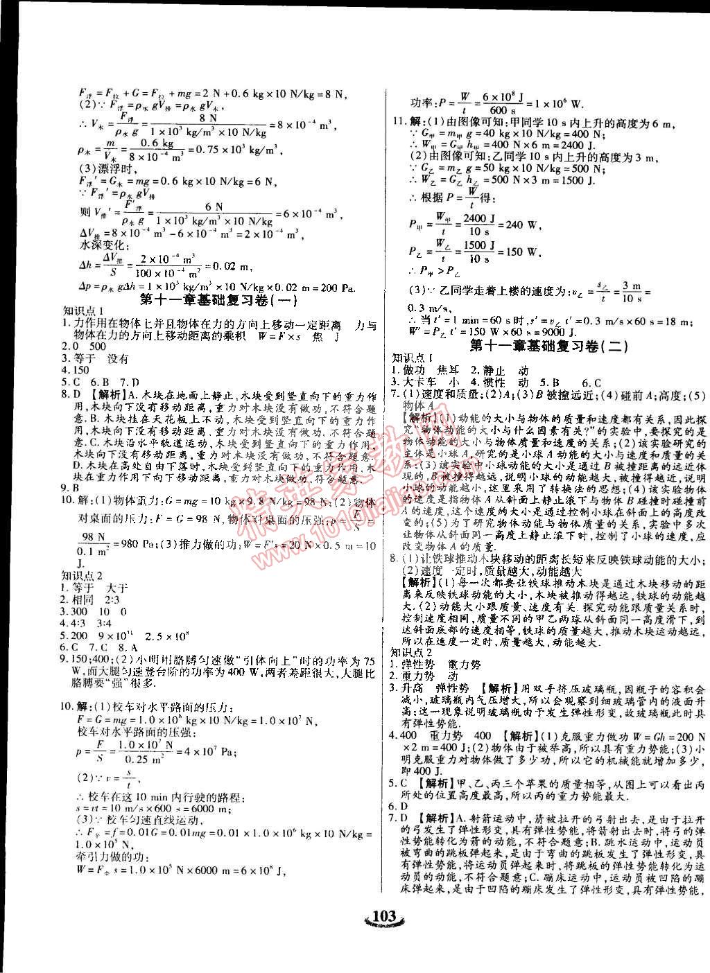 2015年暢響雙優(yōu)卷八年級物理下冊人教版 第7頁