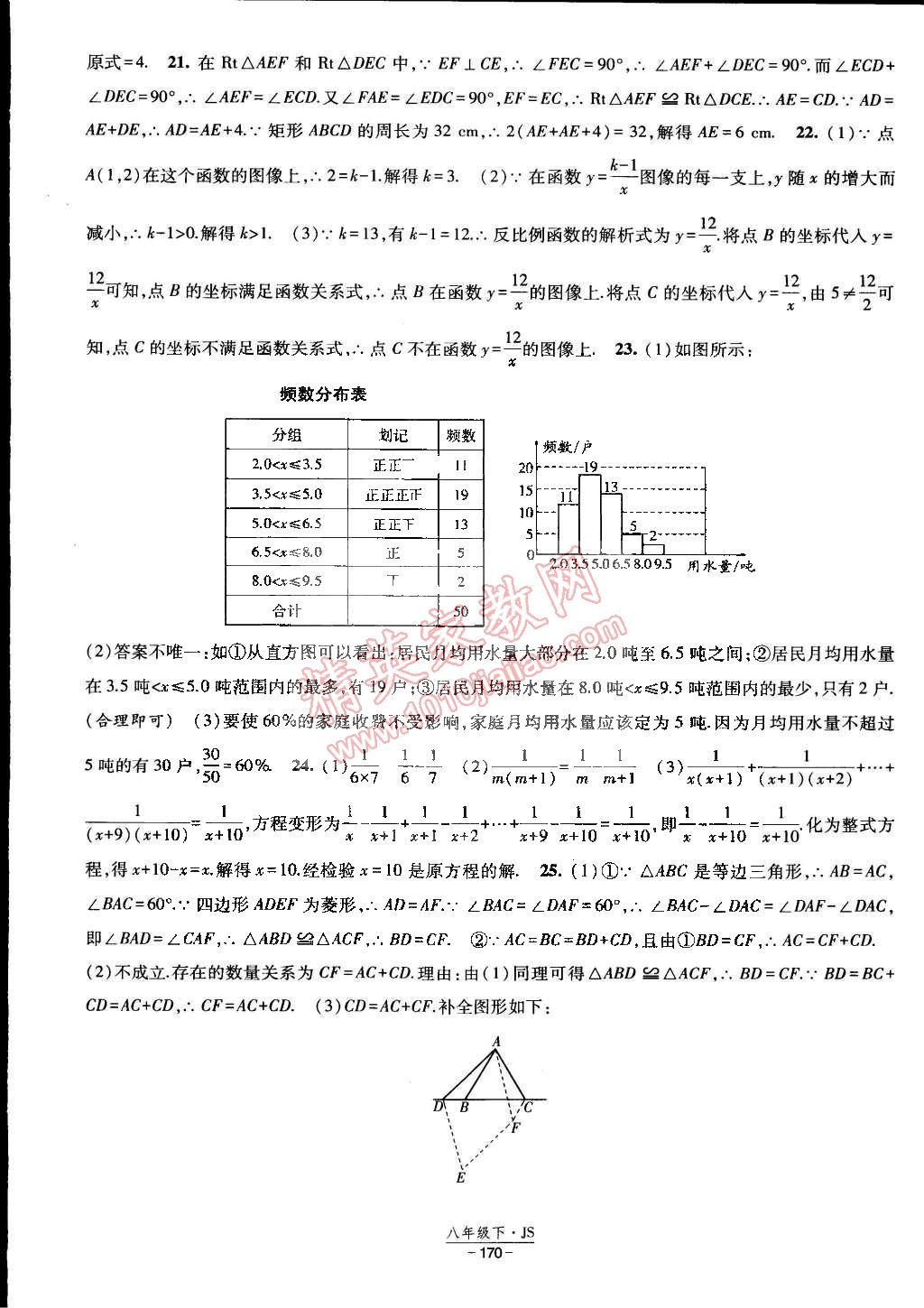 2015年經(jīng)綸學典課時作業(yè)八年級數(shù)學下冊江蘇國標 第32頁