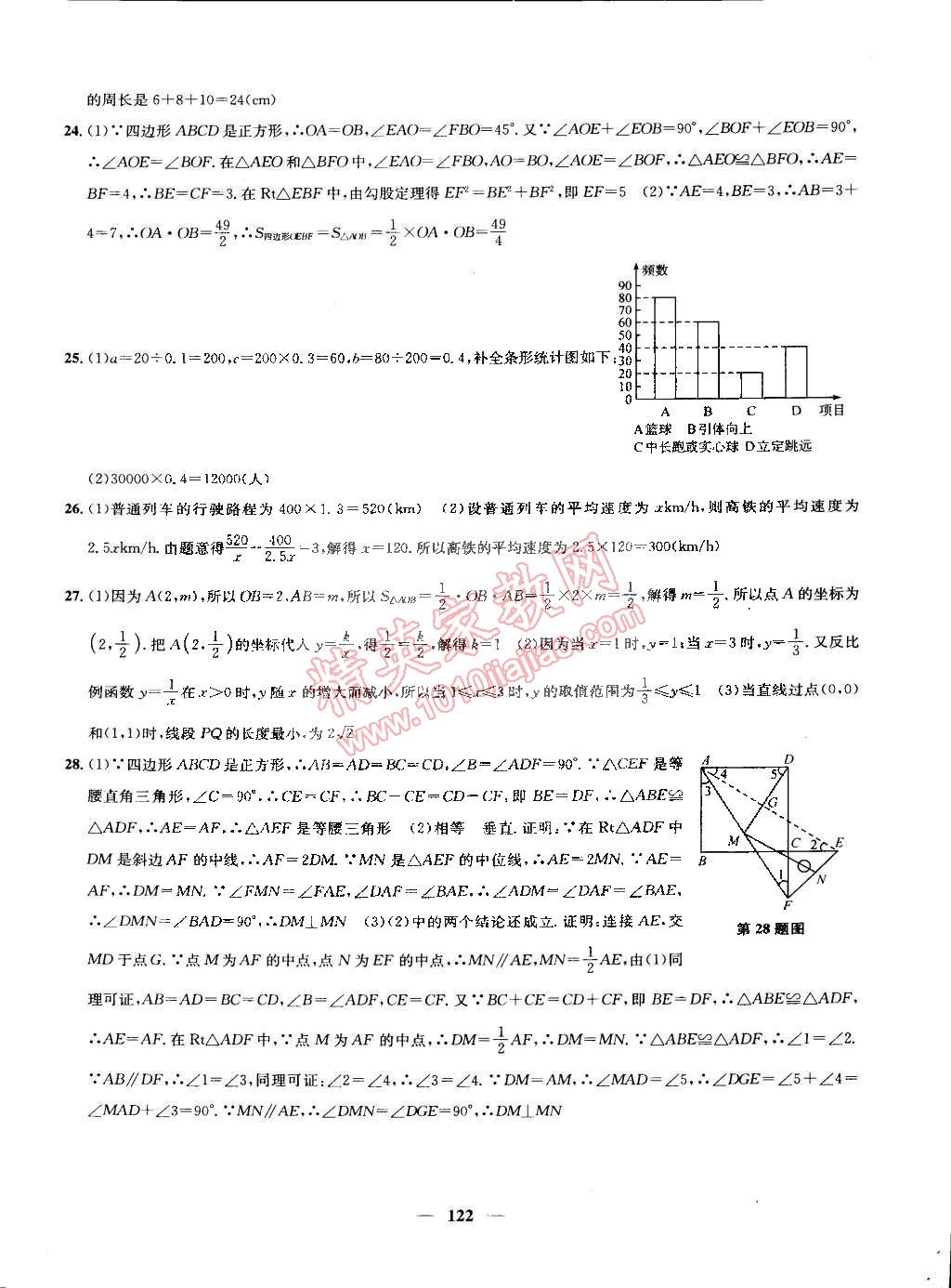 2015年金鑰匙沖刺名校大試卷八年級數(shù)學(xué)下冊國標(biāo)江蘇版 第18頁