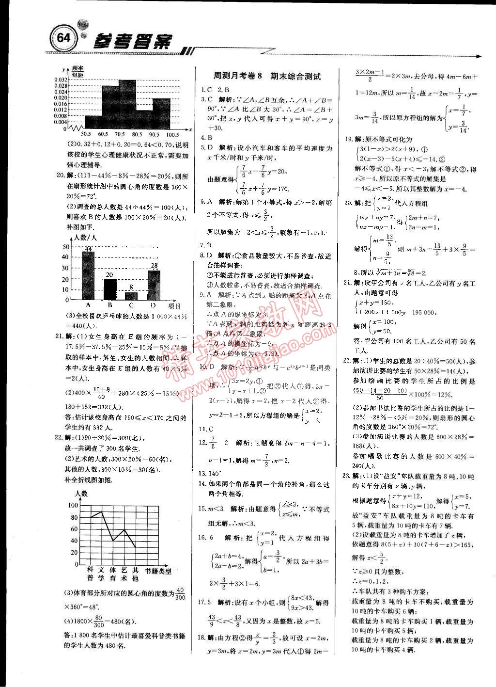 2015年輕巧奪冠周測(cè)月考直通中考七年級(jí)數(shù)學(xué)下冊(cè)人教版 第16頁(yè)