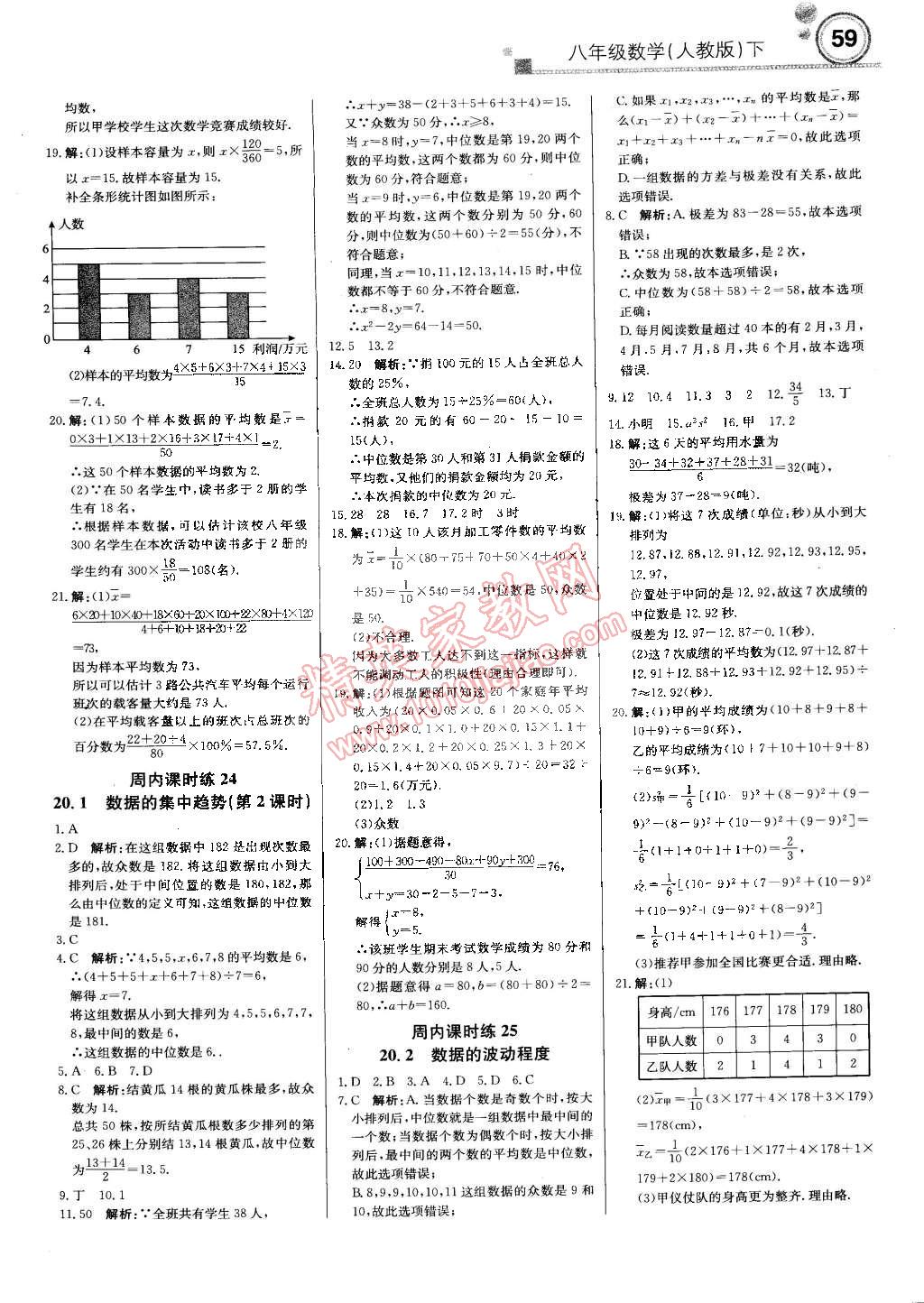 2015年輕巧奪冠周測月考直通中考八年級數(shù)學(xué)下冊人教版 第11頁