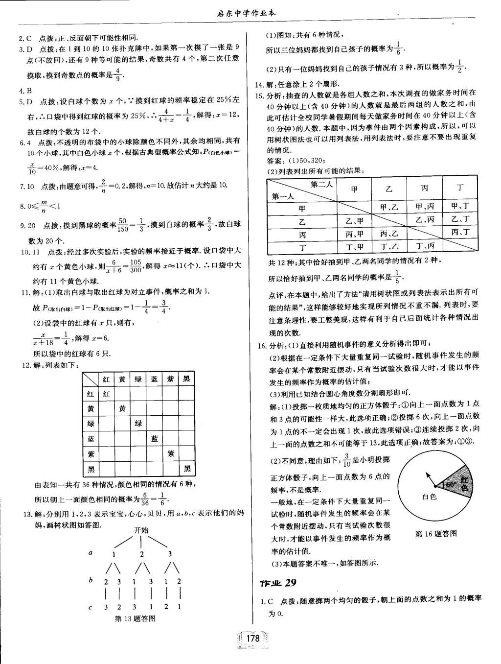 2015年啟東中學作業(yè)本九年級數(shù)學下冊滬科版 第32頁