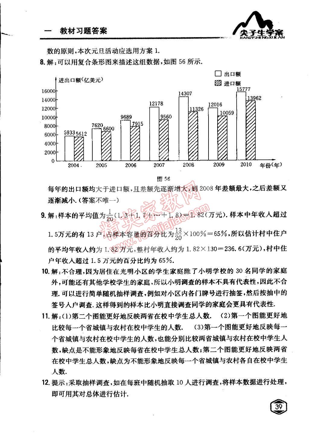 課本人教版七年級(jí)數(shù)學(xué)下冊(cè) 第十章 數(shù)據(jù)的收集、整理與描述第3頁(yè)