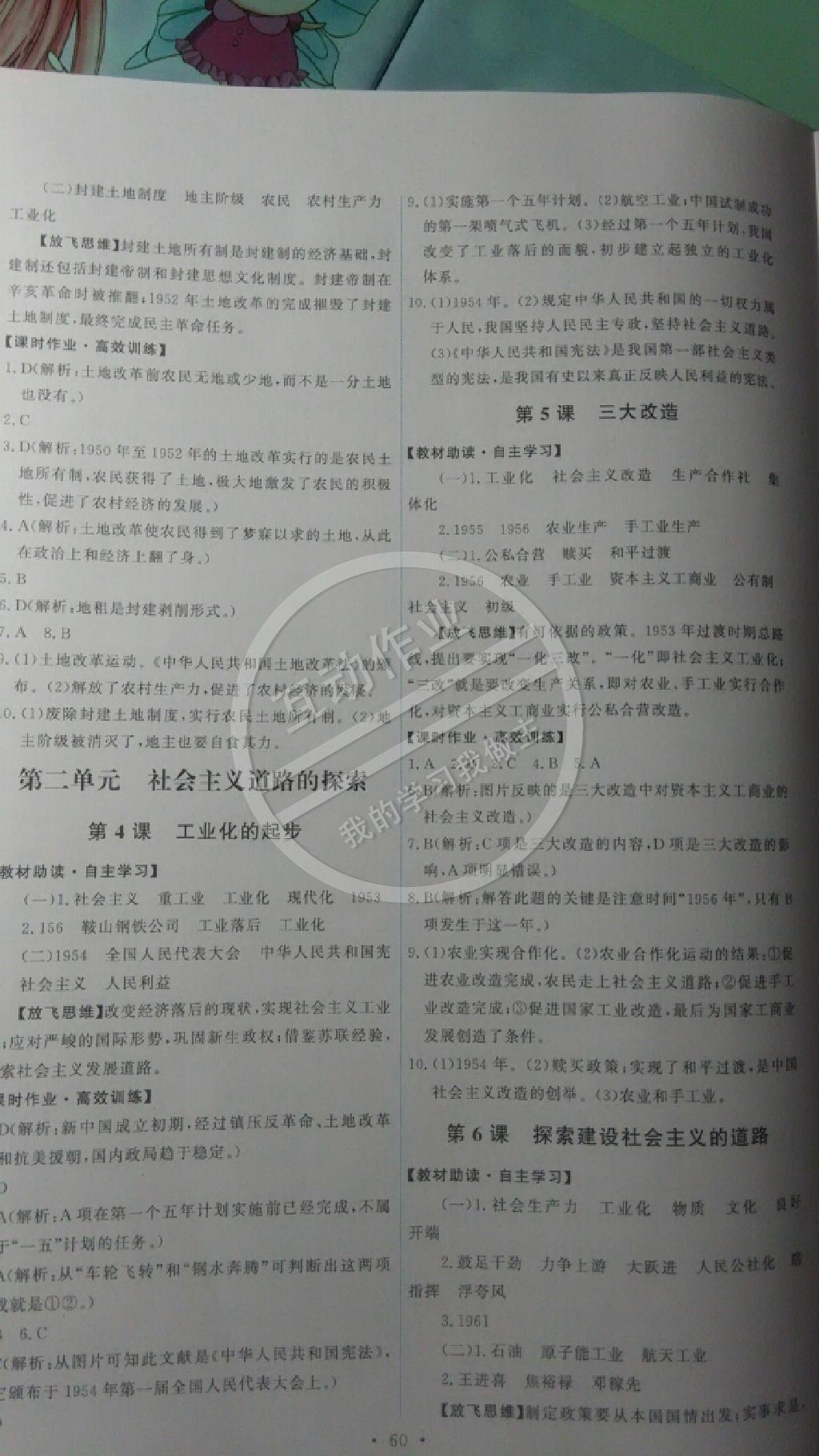 2015年能力培養(yǎng)與測試八年級歷史下冊人教版 第2頁